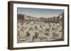 Spanish for Racing in the Great Plaza Mayor in Madrid-null-Framed Giclee Print