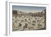 Spanish for Racing in the Great Plaza Mayor in Madrid-null-Framed Giclee Print