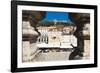 Spanish Fortress Above St. Stephens Square Cafes-Matthew Williams-Ellis-Framed Photographic Print