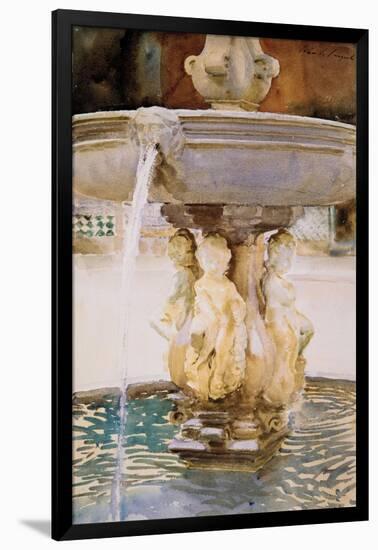 Spanish Fountain, 1912-John Singer Sargent-Framed Giclee Print