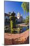 Spanish fountain at the Santa Barbara Mission, Santa Barbara, California, USA-Russ Bishop-Mounted Photographic Print