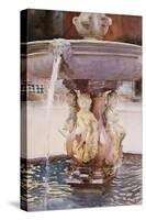 Spanish Fountain-John Singer Sargent-Stretched Canvas