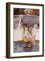 Spanish Fountain-John Singer Sargent-Framed Giclee Print