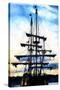 Spanish Galleon 17th-Philippe Hugonnard-Stretched Canvas