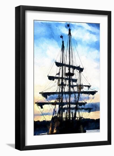 Spanish Galleon 17th-Philippe Hugonnard-Framed Giclee Print