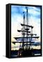 Spanish Galleon 17th-Philippe Hugonnard-Framed Stretched Canvas