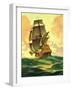 "Spanish Galleon,"March 30, 1935-Anton Otto Fischer-Framed Giclee Print