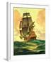 "Spanish Galleon,"March 30, 1935-Anton Otto Fischer-Framed Giclee Print