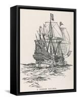 Spanish Galleon of the Type That Sailed with the Armada in 1588-W. Edward Wigfull-Framed Stretched Canvas