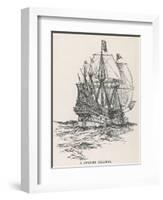 Spanish Galleon of the Type That Sailed with the Armada in 1588-W. Edward Wigfull-Framed Photographic Print