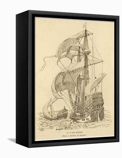 Spanish Galleon-null-Framed Stretched Canvas