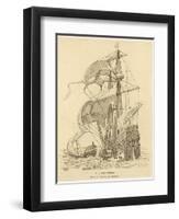 Spanish Galleon-null-Framed Photographic Print