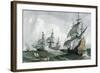 Spanish Galleons and Vessels (17th C)-null-Framed Art Print