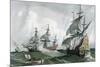 Spanish Galleons and Vessels (17th C)-null-Mounted Art Print