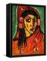 Spanish Girl with a Red Scarf; Spanierin Mit Rotem Schal, C.1912-Alexej Von Jawlensky-Framed Stretched Canvas
