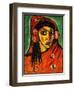 Spanish Girl with a Red Scarf-Alexej Von Jawlensky-Framed Giclee Print