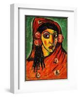 Spanish Girl with a Red Scarf-Alexej Von Jawlensky-Framed Giclee Print