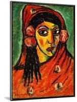 Spanish Girl with a Red Scarf-Alexej Von Jawlensky-Mounted Giclee Print