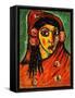 Spanish Girl with a Red Scarf-Alexej Von Jawlensky-Framed Stretched Canvas