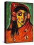 Spanish Girl with a Red Scarf-Alexej Von Jawlensky-Stretched Canvas