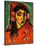 Spanish Girl with a Red Scarf-Alexej Von Jawlensky-Stretched Canvas