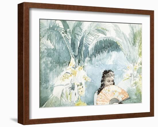 Spanish Girl with Fan, 1885-Winslow Homer-Framed Giclee Print