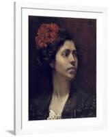 Spanish Girl-William Merritt Chase-Framed Giclee Print