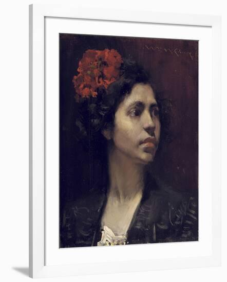 Spanish Girl-William Merritt Chase-Framed Giclee Print