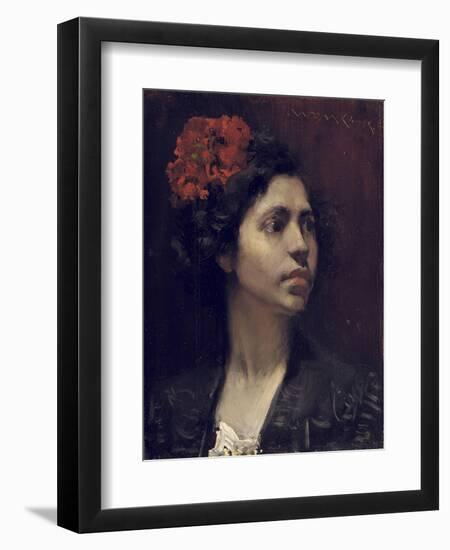 Spanish Girl-William Merritt Chase-Framed Premium Giclee Print
