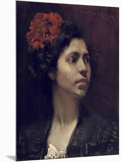 Spanish Girl-William Merritt Chase-Mounted Giclee Print