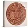Spanish Gold Doubloon, Looted by Pirates, 1714-null-Stretched Canvas
