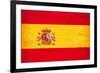 Spanish Grunge Flag. A Flag Of Spain With A Texture-TINTIN75-Framed Premium Giclee Print