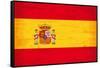 Spanish Grunge Flag. A Flag Of Spain With A Texture-TINTIN75-Framed Stretched Canvas