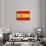 Spanish Grunge Flag. A Flag Of Spain With A Texture-TINTIN75-Stretched Canvas displayed on a wall