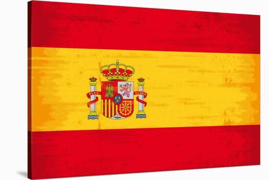 Spanish Grunge Flag. A Flag Of Spain With A Texture-TINTIN75-Stretched Canvas