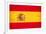 Spanish Grunge Flag. A Flag Of Spain With A Texture-TINTIN75-Framed Art Print