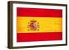 Spanish Grunge Flag. A Flag Of Spain With A Texture-TINTIN75-Framed Premium Giclee Print