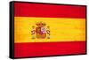 Spanish Grunge Flag. A Flag Of Spain With A Texture-TINTIN75-Framed Stretched Canvas