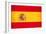 Spanish Grunge Flag. A Flag Of Spain With A Texture-TINTIN75-Framed Art Print