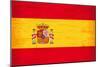 Spanish Grunge Flag. A Flag Of Spain With A Texture-TINTIN75-Mounted Art Print