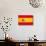 Spanish Grunge Flag. A Flag Of Spain With A Texture-TINTIN75-Art Print displayed on a wall