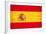 Spanish Grunge Flag. A Flag Of Spain With A Texture-TINTIN75-Framed Art Print