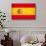 Spanish Grunge Flag. A Flag Of Spain With A Texture-TINTIN75-Art Print displayed on a wall