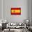 Spanish Grunge Flag. A Flag Of Spain With A Texture-TINTIN75-Framed Art Print displayed on a wall