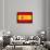 Spanish Grunge Flag. A Flag Of Spain With A Texture-TINTIN75-Framed Art Print displayed on a wall