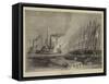 Spanish Gunboats-Walter William May-Framed Stretched Canvas