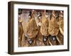 Spanish Hams Hanging in a Restaurant Bodega, Seville, Andalusia, Spain, Europe-Guy Thouvenin-Framed Photographic Print