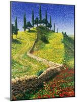 Spanish Hill Top, 1992-Trevor Neal-Mounted Giclee Print