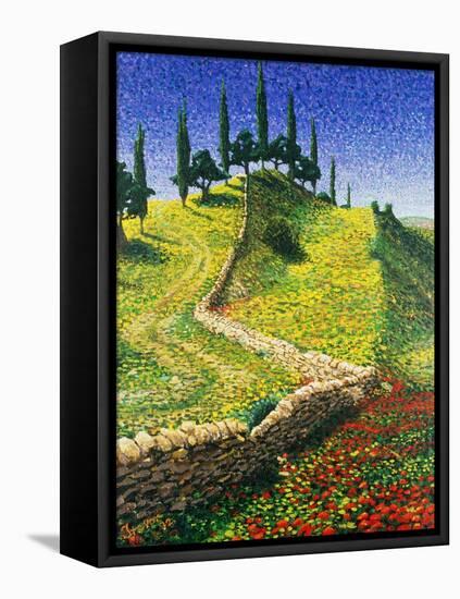 Spanish Hill Top, 1992-Trevor Neal-Framed Stretched Canvas