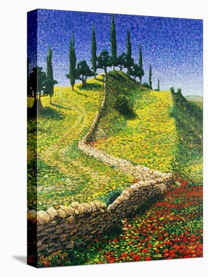 Spanish Hill Top, 1992-Trevor Neal-Stretched Canvas
